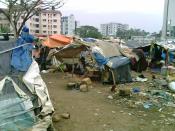 English: One of the slums in Kochi.