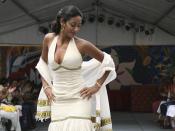English: An Ethiopian model at the Ethiopian Fashion Show at the International Festival 2008.