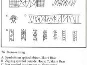 English: Runic symbols at Skara Brae and related sites