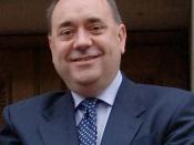 First Minister Alex Salmond
