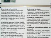 Design Principles from Dieter Rams