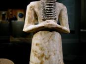 mesopotamia, iraq - sumerian figure
