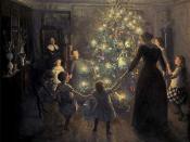 Happy Christmas, painted by Johansen Viggo