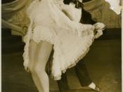 Martin Rubenstein and Kathleen Gorham, dancers in the J.C. Williamson / Borovansky Ballet production of Gay Rosalinda, 1946 / photographer Hal Williams