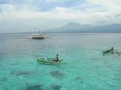 English: View towards the island of Negros, from the southern tip of Cebu island
