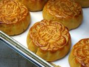 the Yummy Moon Cakes at Golden Bakery in Chinatown (San Francisco).