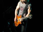 Tommy Shaw of the band Styx performing at Interlochen Fine Arts Camp in Kresge Auditorium.