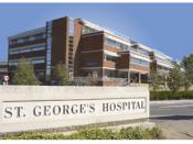 English: An external shot of St George's Healthcare NHS Trust
