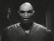 The mutated Gill-man, as he appears in The Creature Walks Among Us, as portrayed by Don Megowan