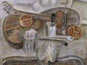 André Masson, Pedestal Table in the Studio 1922, early example of Surrealism