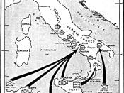 The Allied invasion of Italy, September 1943, landings at Salerno