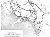 English: Allied Advance from Salerno to the Volturno 16 September to 6 October 1943