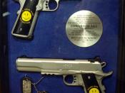 English: The Comedian's guns from Watchmen: The Movie, at ComicCon'08