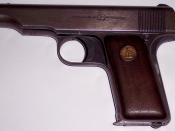 English: Left view, Ortgies 7.65mm pistol