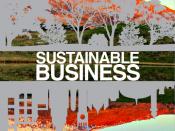 English: Cover for Sustainable Business Wikibook.