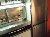 English: 1963 Frigidaire Imperial Frost Proof bottom freezer refrigerator, model FPI 16BC 63.