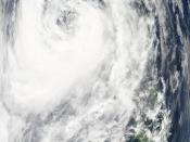 English: Typhoon Nesat over West Philippine Sea