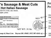 Example - Private Label/Wholesale Processed Meat Product Resold at Farmers Markets in the United States