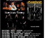 English: Promotional poster for the Theory in Practice tour.