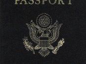 Cover of a United States diplomatic passport