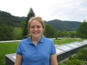 English: Melanie Wood, American mathematician, at Oberwolfach.