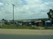 English: An informal township in Diepsloot, Gauteng Province, South Africa.