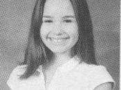 Demi Lovato Sixth Grade Yearbook Picture, 2004