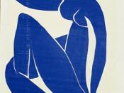 Henri Matisse, Blue Nude II, 1952, gouache découpée, Pompidou Centre, Paris
