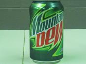 Mountain dew can