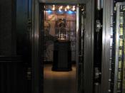 Bank vault at the Hockey Hall of Fame, where the original Stanley Cup is kept