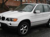 2000-2003 BMW X5 photographed in College Park, Maryland, USA. Category:BMW E53 Category:White SUVs