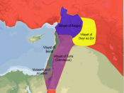 English: a map of Ottoman Syria in 1918 based on these maps http://unimaps.com/syria-leb1918/index.html,http://www.zum.de/whkmla/histatlas/arabworld/ottsyr19061914text.gif