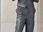 Statue of Philo T. Farnsworth at NSHC