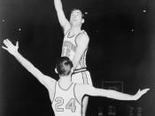 Bill Bradley playing basketball