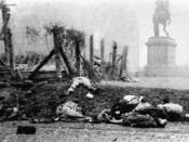 Budapest after Red Army intervention in Hungarian Revolution of 1956