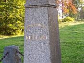 Sculpture of Alexander Kielland in Reknesparken in Molde.