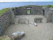 Knap of Howar. The site contains what is probably the oldest preserved house in northern Europe.
