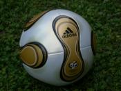 Adidas Teamgeist ball used at the 2006 FIFA World Cup.
