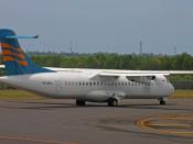 English: Merpati Nusantara's first ATR72-212 at Bali's Ngurah Rai International Airport.
