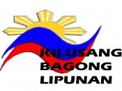 English: Party emblem of the Kilusang Bagong Lipunan, political party of late President Ferdinand E. Marcos