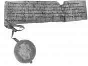 A sealed writ of Edward the Confessor