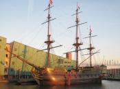 Replica of the VOC ship Amsterdam. Location: NEMO science center, Amsterdam, Holland.