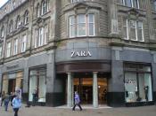 English: A Zara store in Dundee, Scotland, United Kingdom.
