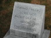 Gravestone of H. P. Lovecraft