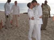 Major Alan G. Rogers at Same-Sex Wedding Ceremony on June 28, 2006.