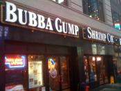 English: Bubba Gump Shrimp Company in New York City, New York, United States of America.