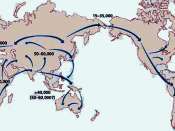 Model of migration to the New World