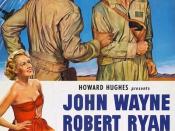 Film poster for Flying Leathernecks - Copyright 1951, RKO Radio Pictures