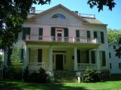 English: The Buccleuch Mansion, in Buccleuch Park, New Brunswick, NJ; image taken in late August 2008