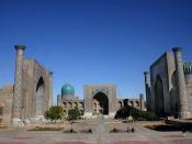 Registan mosques in Samarkand.